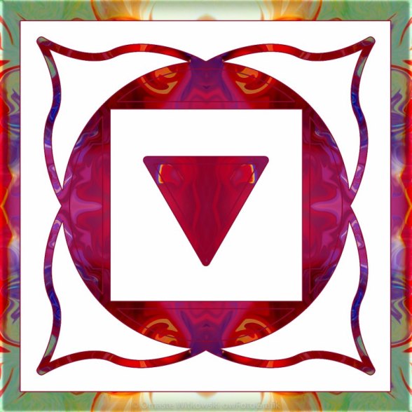 Stabilized Emotions and Thoughtful Feelings Abstract Chakra Art by Omaste WItkwski owFotoGrafik.com
